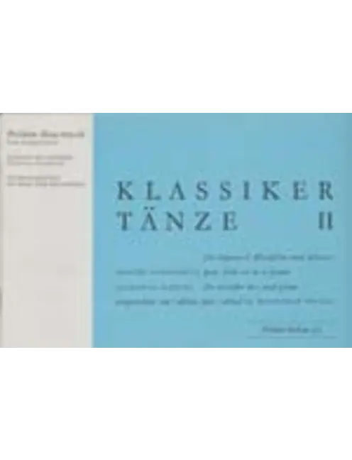 Klassiker Tänze Vol 2